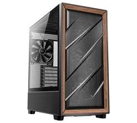 Antec Flux Mid Tower Tempered Glass Black/Wood PC Gaming Case