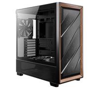 Antec Flux Mid Tower Tempered Glass Black/Wood PC Gaming Case