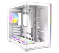 Antec C5 Curve ARGB Mid Tower Gaming Case - White