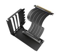 Antec Vertical GPU Bracket, PCI-E 4.0 x16 High Speed Flexible Extender Card Extension Port 90 Degree Adapter 200mm (only Support Full-Break PCIE Expansion Slot ATX Case)