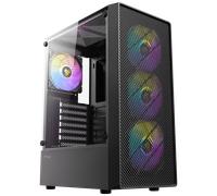 Antec Antec AX26 RGB Elite Mid-Tower Gaming PC Case - Pr Mid Tower Case - Black