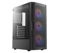 Antec AX20 ATX Gaming Case - With Window And 3 x RGB Fans - Black
