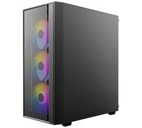 Antec AX65 ARGB Mid-Tower ATX Gaming PC Case - Black - 4 ARGB Fans