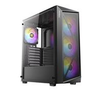 Antec AX67 ARGB Mid-Tower ATX Gaming PC Case - Black - 4 ARGB Fans