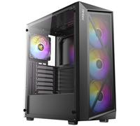 Antec AX67 ARGB Mid-Tower Gaming PC Case, Full Mesh Front, Tempered Glass