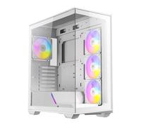 Antec C3 ARGB, White, Mid Tower Chassis w/ Tempered Glass, 4x 120mm ARGB Fans, U