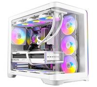 Antec C5 Curve ARGB Mid Tower Gaming Case - White
