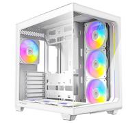Antec C5 ARGB, White, Mid Tower Chassis w/ Tempered Glass, 7x 120mm ARGB Fans, U