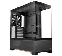 Antec C6 Wood Mid-Tower Case, Three-Sided Tempered Glass, High Airflow, 3 PWM Fans Included, Support 360mm Radiator & 450mm GPU, Type-C 10Gbps, ATX Gaming Case