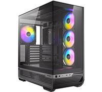 Antec C7 ARGB Mid Tower Tempered Glass PC Gaming Case - Black, 3x 120mm & 1x 140mm ARGB Fans, USB 3.2 Gen2, EATX/ATX/mATX/mITX Support