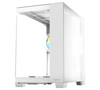 Antec C8 ARGB Full Tower Tempered Glass PC Gaming Case White | 3 ARGB PWM Fans Included, Seamless Tempered Glass Front & Side Panels, RTX 40 Series GPU Support, 360mm Radiator, USB Type-C