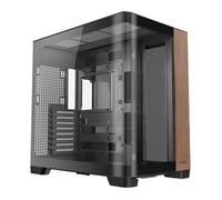 Antec C8 Curve Wood, Fans not Included, Wooden Front Panel, Super Wide Angle Single Curved Glass, Dual-Chamber Layout, Type-C, 360mm Radiator Support, RTX 40 Compatible, Full-Tower E-ATX PC Case
