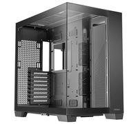 Antec C8, RTX 40 Compatible, Dual-Chamber Layout, tooless Design, Type-C, 360mm Radiator Support, Seamless Tempered Glass Front & Side Panels, High Airflow Full-Tower E-ATX PC Case, No Fans