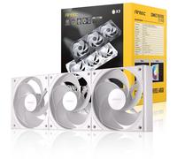 Antec Connect Reverse Air Flow 120 ARGB 120mm PWM Case Fans - 3 Pack - White