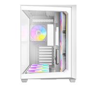 Antec C5 ARGB, White, Mid Tower Chassis w/ Tempered Glass, 7x 120mm ARGB Fans, U