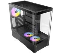 Antec Constellation C6 Air Micro Tower Case - Curved Glass 4 ARGB Fans Black