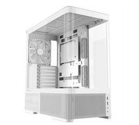 ANTEC Constellation C6 AirA Mid-Tower Gaming PC Case - 2 x 120mm PWN Reverse fans 1 x 140 PWN fan at rear Curved Glass Desgin with 3-sided Tempered Glas ATX/Micro-ATX/ITX - White