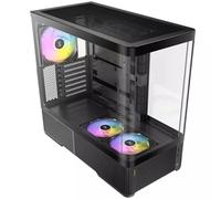 Antec Constellation C6 Curve ARGB Mid Tower Gaming PC Case 3-Sided Curved Tempered Glass 3 Pre-Installed ARGB PWM Fans USB-C 10Gbps 360mm Radiator Support ATX/Micro-ATX/ITX Black