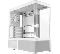 Antec Constellation Curve C6 ATX Mid-Tower Gaming Case - Curved Panoramic Mesh, 360mm Radiator, Tempered Glass - White