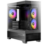 Antec CX500M ARGB MicroATX Tempered Glass Black PC Gaming Case
