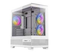 Antec CX500M ARGB, White, Micro-Tower Chassis w/ Tempered Glass, 3x 120mm ARGB F