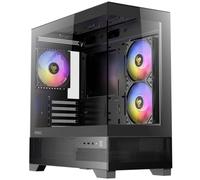 ANTEC CX500M Micro Tower Gaming PC Case, Black, ARGB, Tempered Glass Side Panel