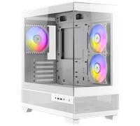 Antec CX500M RGB MATX Gaming Case, Tempered Glass, 3 RGB Fans - White