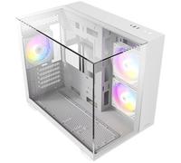 Antec CX600M ARGB Micro-ATX Mini-Tower PC Gaming Case - White - 3 x ARGB Fans