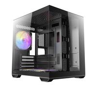 Antec CX60M ARGB, Black, Mini Tower Chassis w/ Tempered Glass, 3x 120mm ARGB Fan