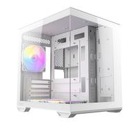 Antec CX60M ARGB, White, Mini Tower Chassis w/ Tempered Glass, 3x 120mm ARGB Fan