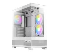 ANTEC CX700 Mid Tower Gaming Case, White, 270 View Tempered Glass, ARGB PWM Fans