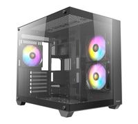 Antec CX800 ARGB Tempered Glass Mid Tower Gaming PC Case - Black