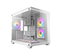 ANTEC CX800 Mid Tower Gaming Case, White, 270 Full-view tempered glass, 3 x 120mm ARGB reverse fans, 1x USB 2.0 / 1x USB 3.0, ATX, Micro ATX