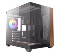 Antec CX800 Wood ARGB Dual Chamber Gaming Case ATX Black Wood - BTF Ready