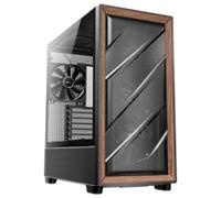 Antec Flux Mid Tower Tempered Glass Black/Wood PC Gaming Case