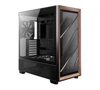 Antec Flux Mid Tower Tempered Glass Black/Wood PC Gaming Case