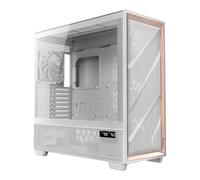 Antec Flux PRO Full Tower Tempered Glass White/Wood PC Gaming Case