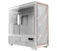 Antec Flux PRO Full Tower Tempered Glass White/Wood PC Gaming Case
