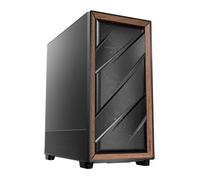 Antec Flux SE E-ATX Full Tower PC Gaming Case - Black/Wood - 5 x Fans