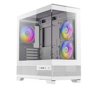 Antec CX500M ARGB MicroATX Tempered Glass White PC Gaming Case