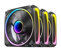 Antec Case Fans Orbit 120 ARGB - 120mm PWM FDB, Infinity Mirror, 2000 RPM - 3 Pack