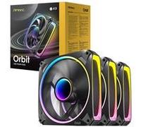 Antec Case Fans Orbit 120 ARGB - 120mm PWM FDB, Infinity Mirror, 2000 RPM - 3 Pack