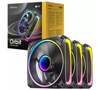 Antec Case Fans Orbit 120 ARGB - 120mm PWM FDB, Infinity Mirror, 2000 RPM - 3 Pack
