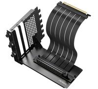 Antec PCIe 5.0 90-Degree Riser Cable with Bracket - Vertical GPU Mount, RTX50 Compatible - Black