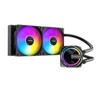 ANTEC Skeleton 240 ARGB AiO Liquid CPU Cooler - 240mm Radiator - ARBG Fans - Black