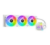 ANTEC Symphony 360 AiO Liquid CPU Cooler, Universal Socket, White, 360mm Radiator, PWM 1600RPM Cooling Fans