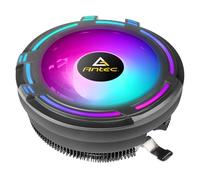 Antec T120 Chromatic Compact Heatsink & Fan, Intel & AMD Sockets, RGB Silent Fan, Black Aluminium Fins, 95W TDP