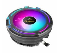 Antec T120 Chromatic Compact Heatsink & Fan, Intel & AMD Sockets, RGB Silent Fan, Black Aluminium Fins, 95W TDP