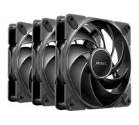 Antec Tranquil 120 PWM 12cm Case Fans (3-Pack) Fluid Dynamic Bearing Daisy-Chain 4-Pin 400-2000 RPM Black