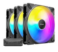 Antec Tranquil 140 ARGB PWM 14cm Case Fans (3-Pack) ARGB & PWM Fan Controller Fluid Dynamic Bearing 450-1500 RPM Black